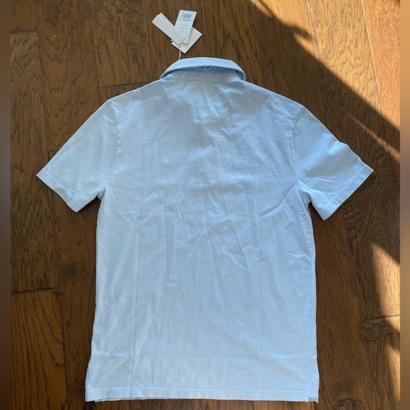 Vince Garment Dye Short-Sleeve Polo Shirt - Picture 5 of 6